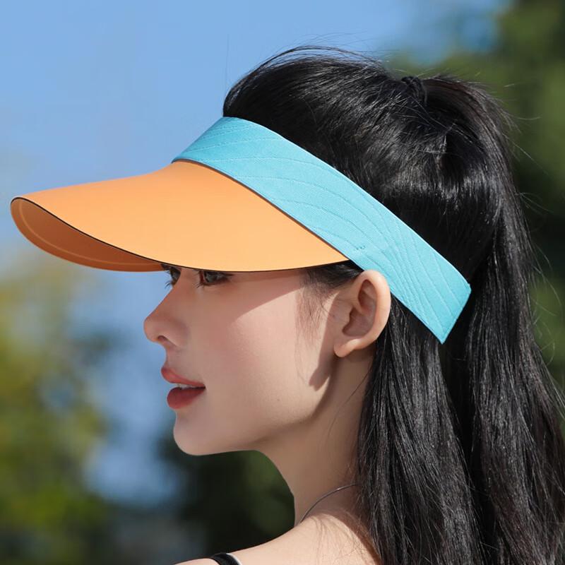 Women's Summer Wide-Brim Visor Sun Hat