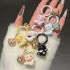 5cm Sweet Keyring Resin Korean Keychain Lovely Cat Keychain  Phone Chain