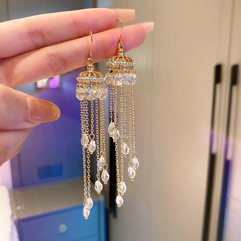 2025 Retro Blume Perle Quaste Ohrringe - Elegante Damen Luxus Hängeohrringe