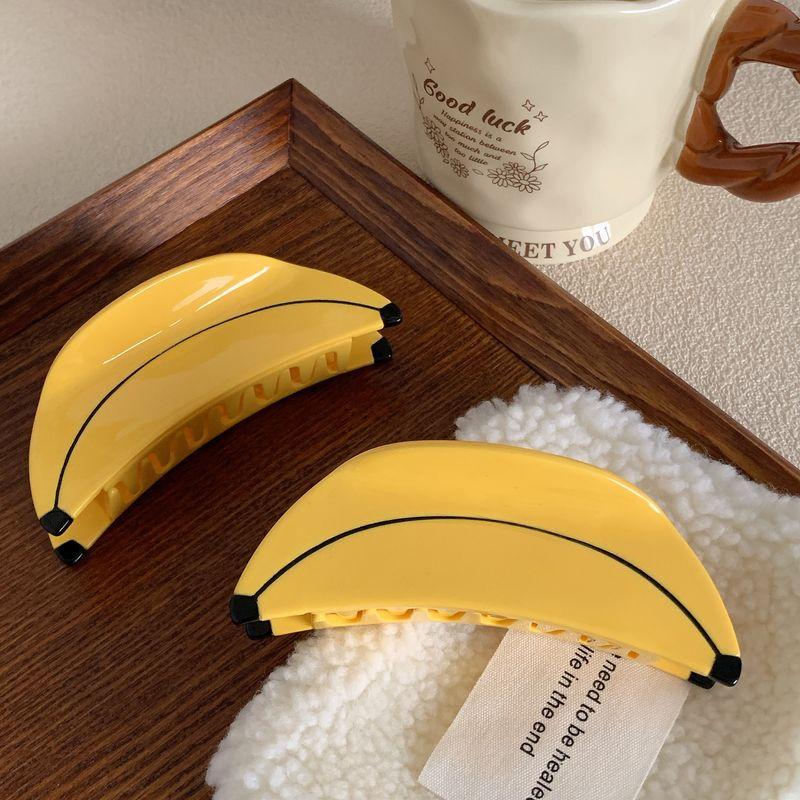 1pc Korean style large fruit clip, back of the head disc hair, banana hair clip, simple shark clip hair clip, hair accessory