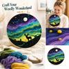 Needle Felting Kit with Embroidery and Wool for DIY Painting - Home Decor - 71-2020