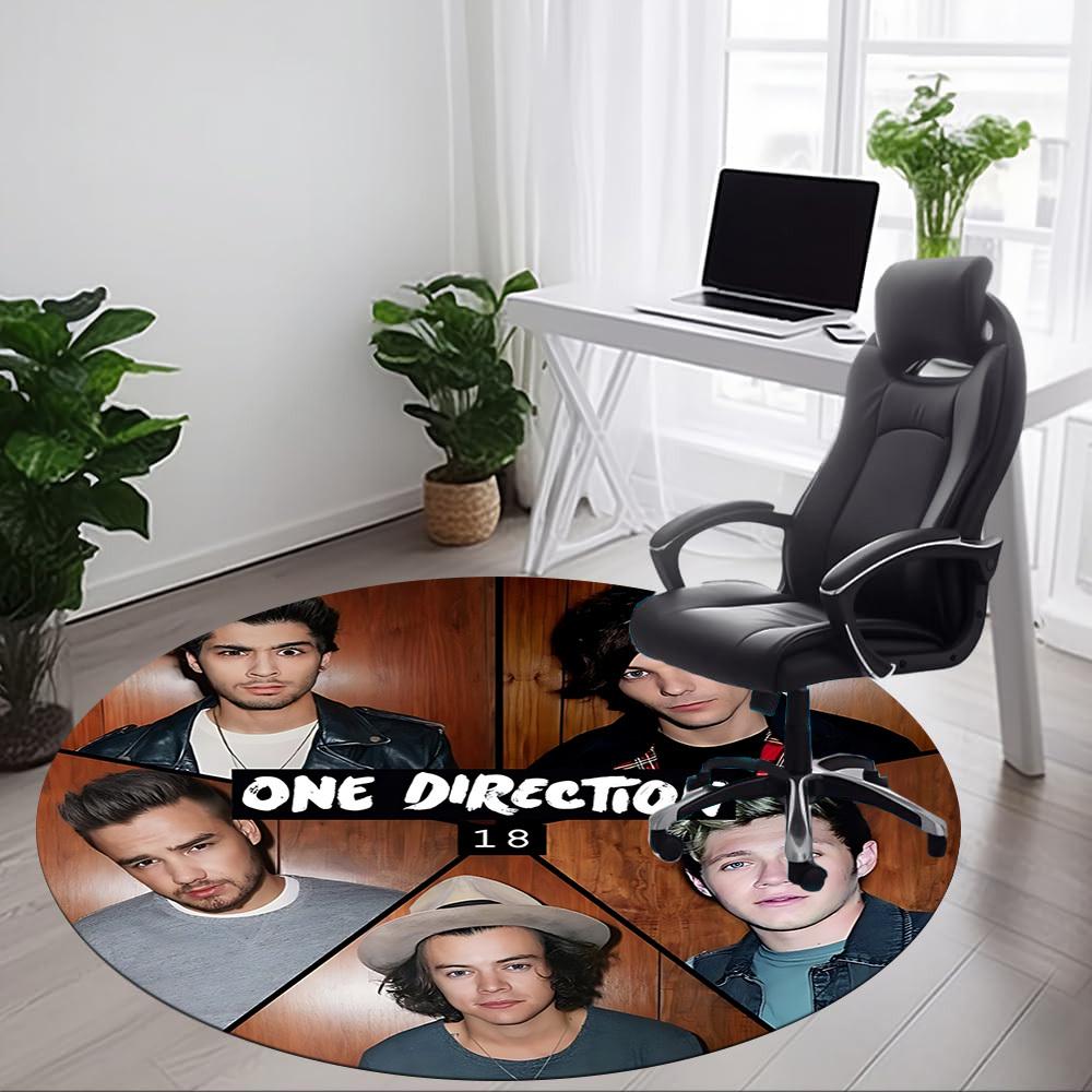 1pc ONE DIRECTION Chair Carpet for Office Non Slip, Lightweight, Machine Washable Rug for Office, Sleeping, Room Holiday Decor