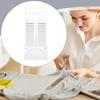 Crochet Gauge Tool 12 Holes Portable Acrylic Twist Angle Spinner Combination Ruler For Beginners Tailors Sewing Threading
