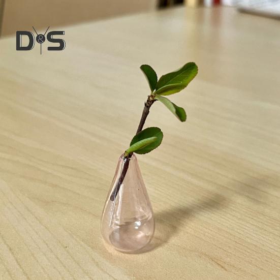 Mini Glass Vase Refrigerator Magnet Home Office Kitchen Locker Fridge 3D Miniature Flower Vase Magnetic Decoration Ornament