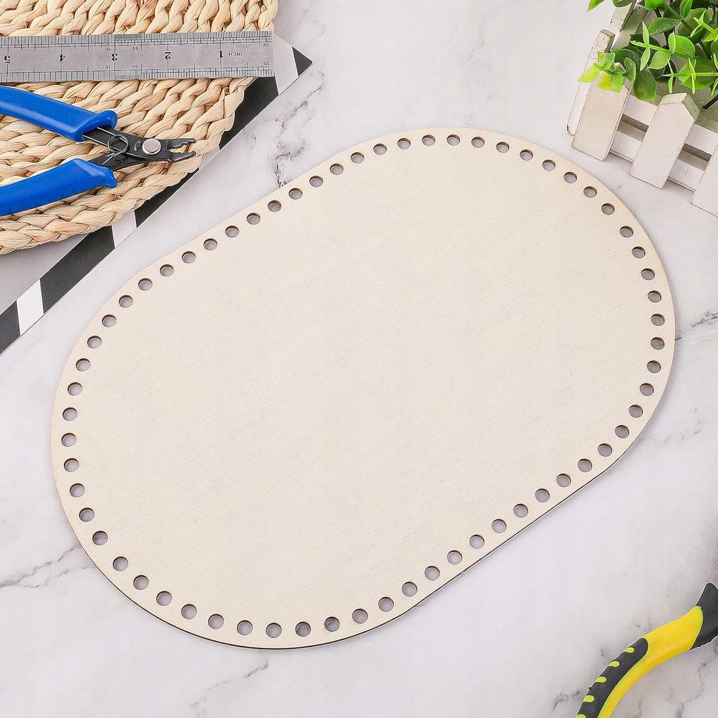 Háčkované dno Oválné dno pro tašku Mojžíšův košík 27x16cm ECO základna