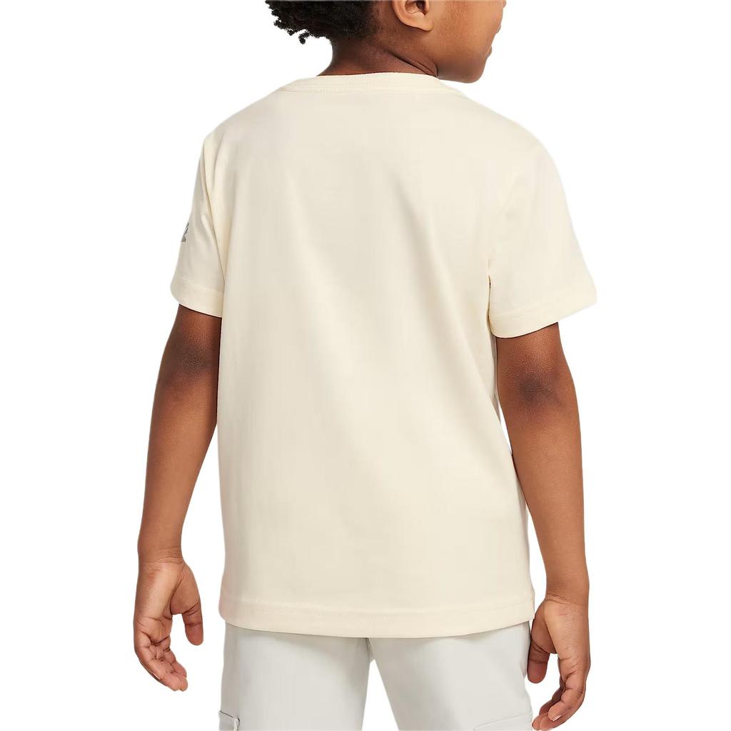 Nike T-Shirt Logo Soft Comfortable Short Sleeve Kids Tops DX7633-113