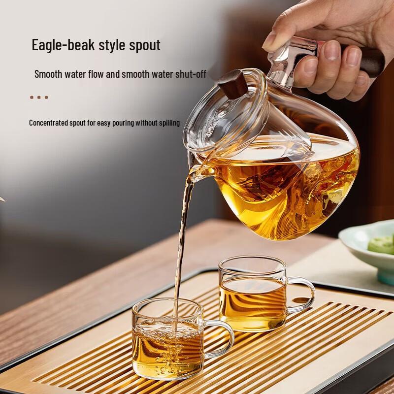 YIHUTEA High Borosilicate Glass Tea Infuser Pot