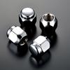 Suzuki Light "Genuine Type" 4 Hole Aluminum Wheel Nuts Chrome Plated 16 Pieces
