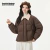 BEAUTIFUL WARDROBE Maillard Retro Women's Short Down Jacket