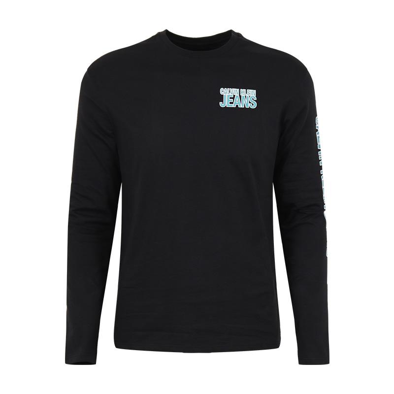 

Calvin Klein Модная осенняя повседневная футболка с круглым вырезом и длинными рукавами для мужчин Топы 4R8045S-001 XL