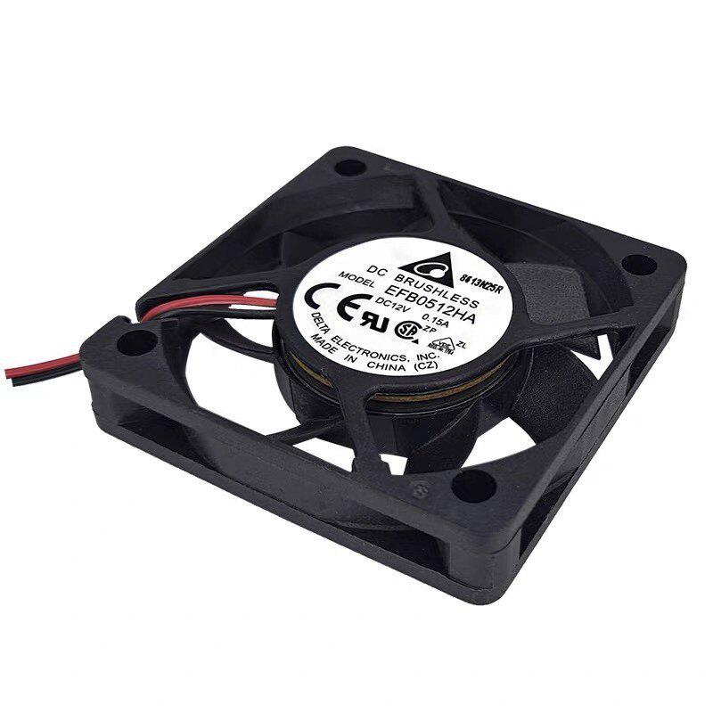 Delta EFB0512HA 5CM 12V 0.15A CPU Cooling Fan.