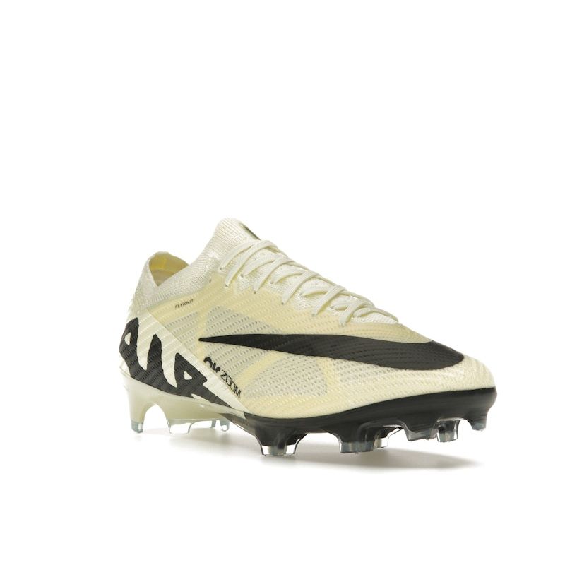 Nike Zoom Mercurial Vapor 15 Elite FG Mad Ready Pack Unisex Sneakers Krem Lemonade Svart DJ4978-700
