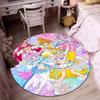 Mobile Suit Gundam Cartoon Round Rug Can Be Used To Decorate Living Rooms, Bedrooms, Sofas, and Game Rooms; Non-slip Rug.66