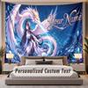 Dragon (69) Theme Custom Tapestry Personalized Custom Name Text Wall Hanging Tapestry Home Decor Background Cloth