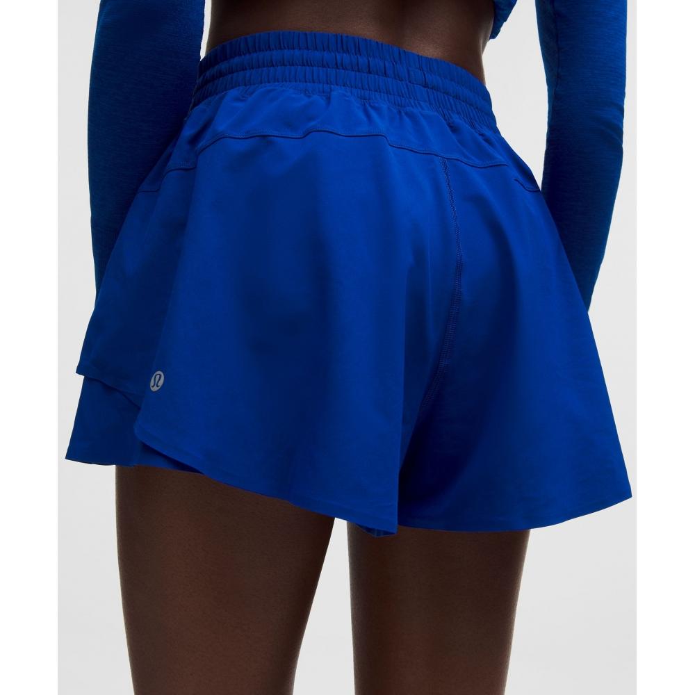 Lululemon Shake It Out High Rise Running Short 2.5  Riverside