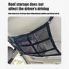 Car Ceiling Cargo Net Strong Load-Bearing Mesh Car Roof Storage Organizer Car Ceiling Net Storage For SUV Long Trip Camping