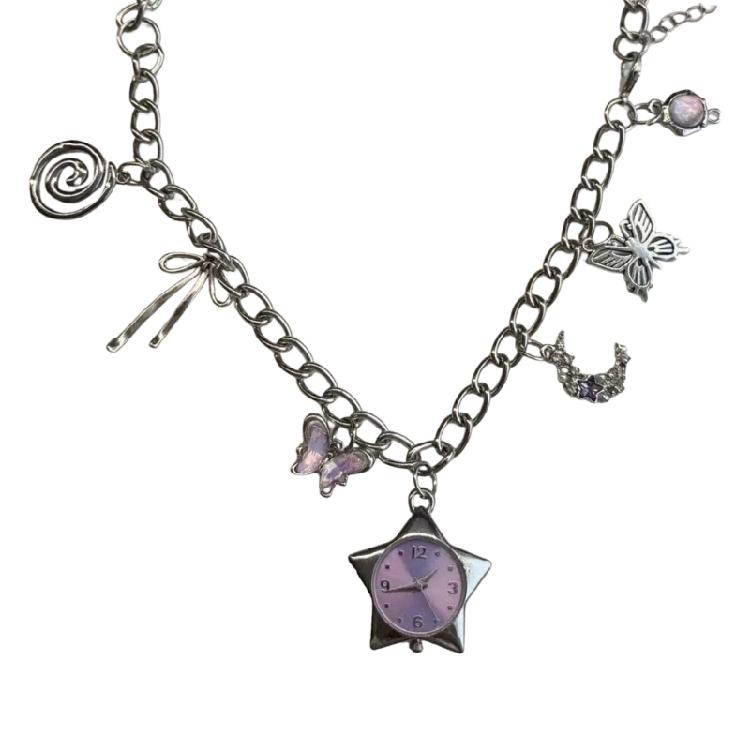 

Star Shaped Necklace Sturdy Alloy Jewelry Adjustable Chain for Women Gift Giving Everyday Styles 1