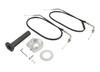 POSH FAITH Three Slim Line High Throttle Kit for Z900RS Z900RS CAFE Part Number (2018-2021) (2018-2021) Silver, 132567-S1