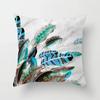 Luxury Home Decor Pillow Cover Car Living Room Sofa Cushion Cover Colorful Feather Print Pattern Cushion Cover