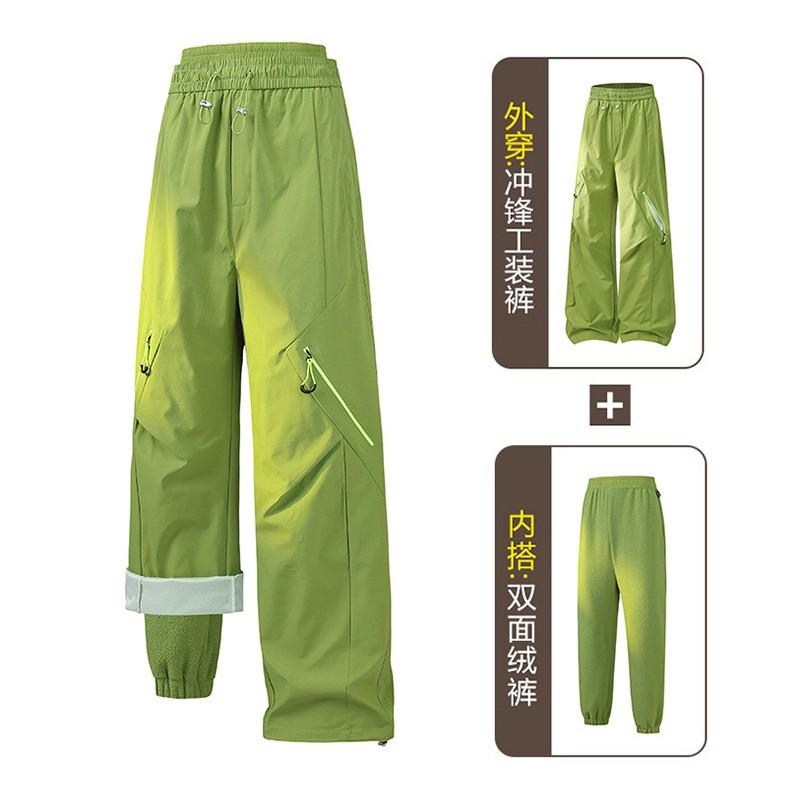 Women Men Waterproof Hiking Pants Outdoor Trail Trousers Quick Dry Breathable Lightweight Mountaineering Cargo