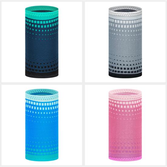 Sports Wristband Compression Protective Nylon Knit Assistance Sweat Bands for Basketball Volleyball Fitness Weight Lifting