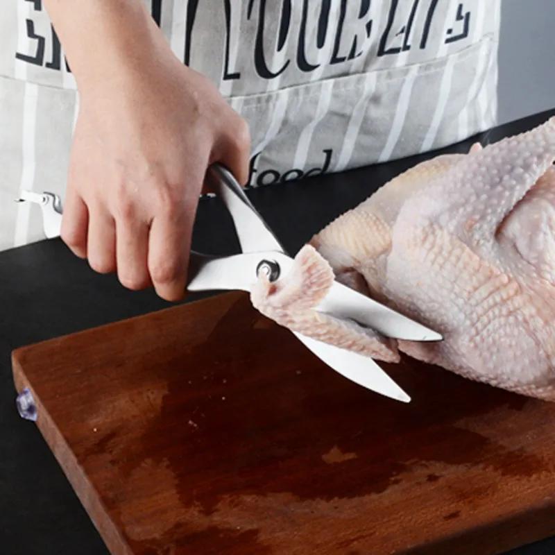 Stainless Steel Kitchen Scissors Fish Scales Duck Fish Knife Kitchen Accesories Home Clean Meat Accessory Knives Accessories Bar