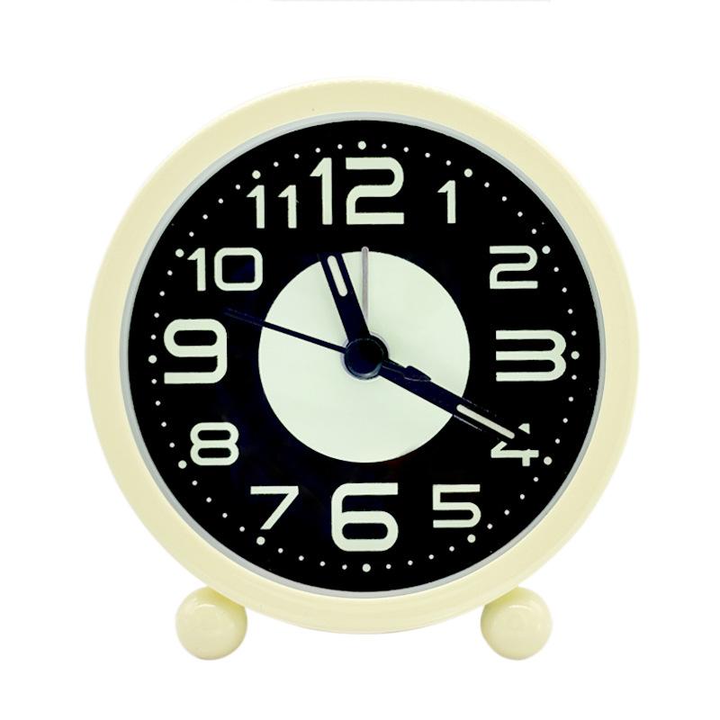 New Metal Silent Alarm Clock Large Digital Environmentally Friendly and Simple Children's Bedroom Desktop Alarm Clock