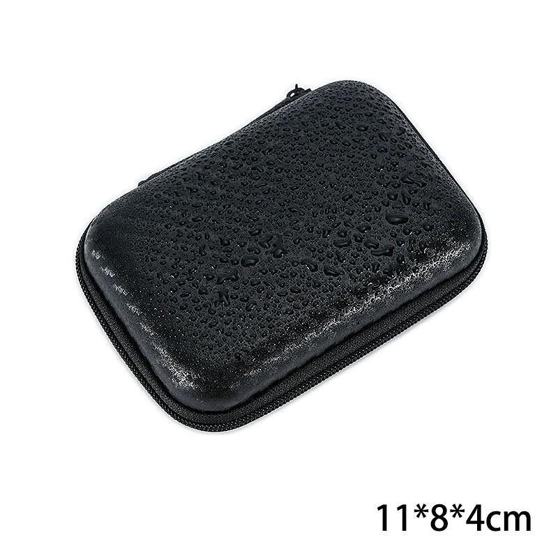 EVA Waterproof Bluetooth Headset & Charger Storage Bag - Portable, Drop-proof, for Mobile Devices & Hard Drives