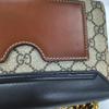 [Pre-Owned] Padlock Moonlight Treasure Box Series Metal Lock Logo Canvas And Leather Crossbody Bag Small - Very Good #1WF8MBJ