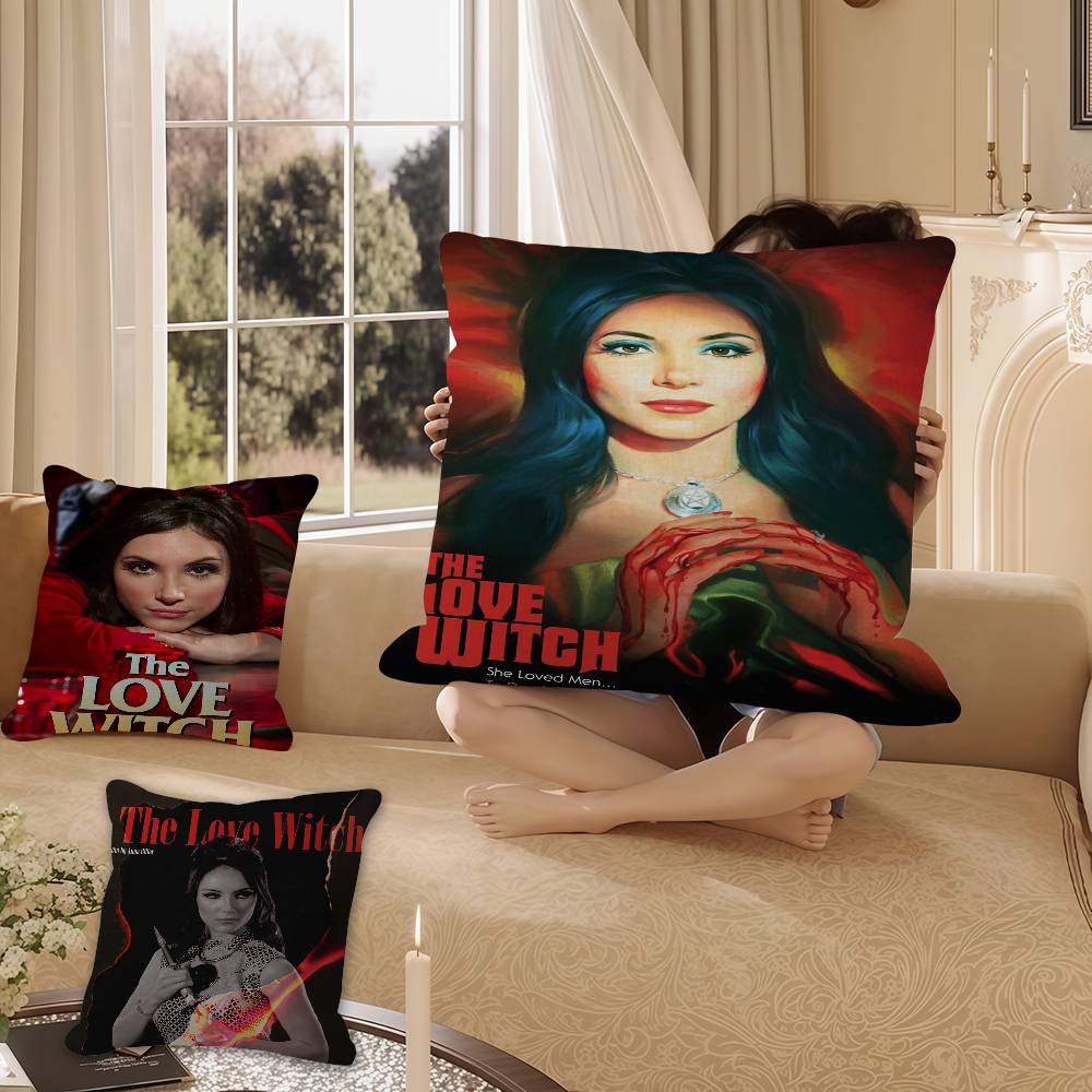 Classic Horror Romantic Movie The Love Witch Retro Anna Biller Cult Film Pillow Anime Pillow Sofa Bed Head Pillow Cushion Cover