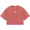 Round Neck Short Sleeve T-Shirt Women Tops Rose-Pink NT7UR36M