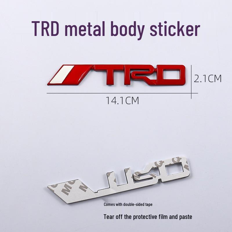 Toyota TRD Sport Metal Emblem Car Sticker