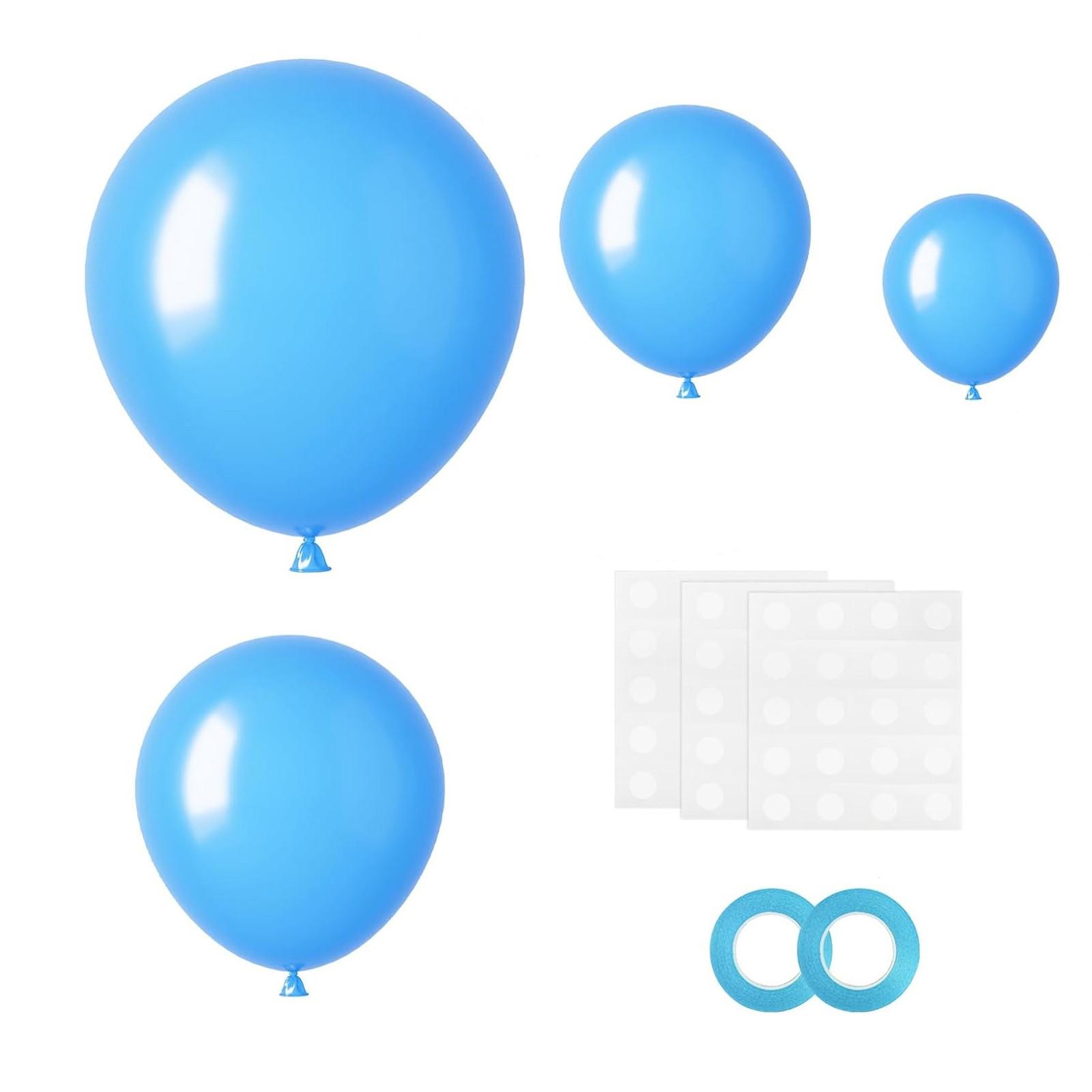 

Набор из 129 штук и арки, золотое украшение на день рождения, подходит для женщин и девушек, легкий хромированный золотой латекс, свадебный One Size синий