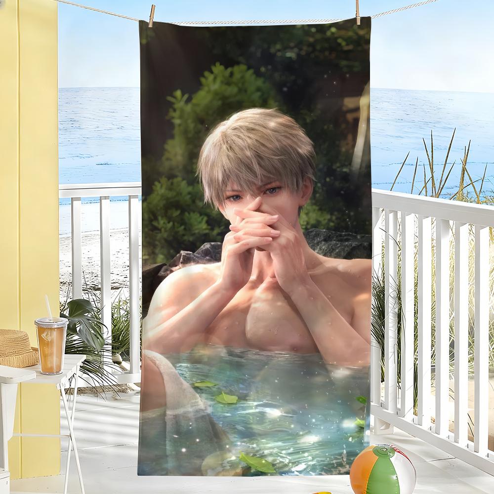 Game Love and D-Deepspace Xavier Towel Soft Pool Gift For Travel Gym Shower Camping Quick Dry Sports Large Beach Towels