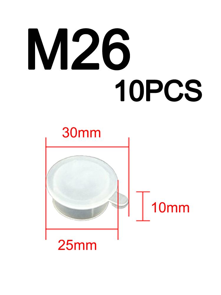 Internal Thread Translucent Plastic Plug Cover Nut Plug, Pipe Plug, Round Plug, Hole Plug Plug, Round Pipe Dust Plug