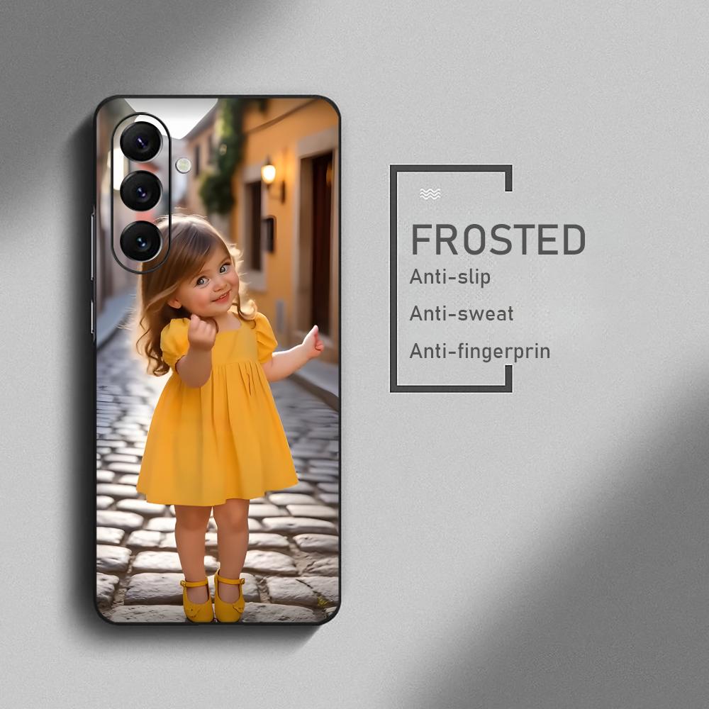 Popular Dancing Baby Cute Phone Case For Samsung Galaxy S26 S25 S24 S23 S22 S21 Plus Ultra Note20 Soft Black