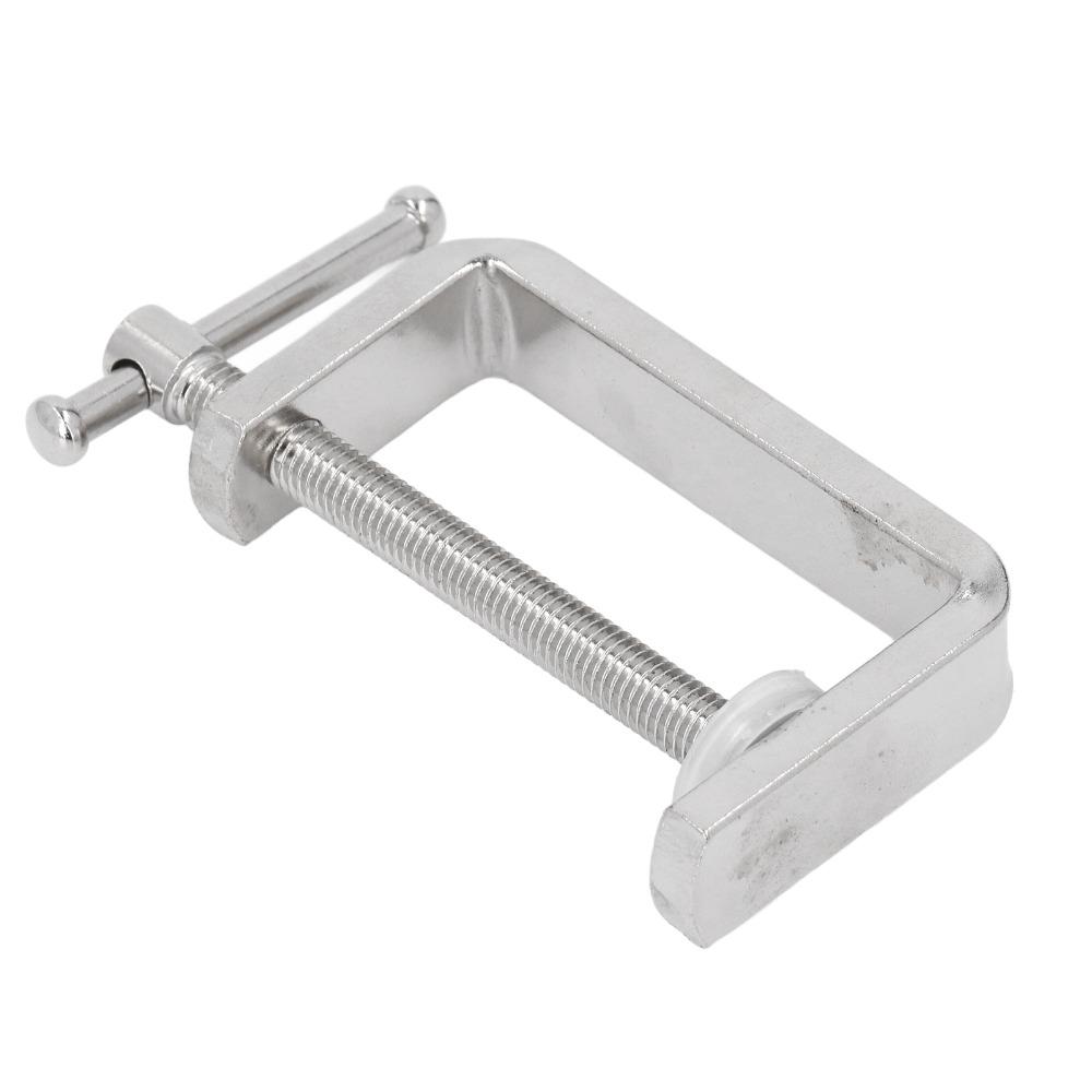 2 PCS Wide Jaw Opening C Clamp Multiple Sizes Carbon Steel Tiger Clamp Heavy Duty Clamp 0-46mm