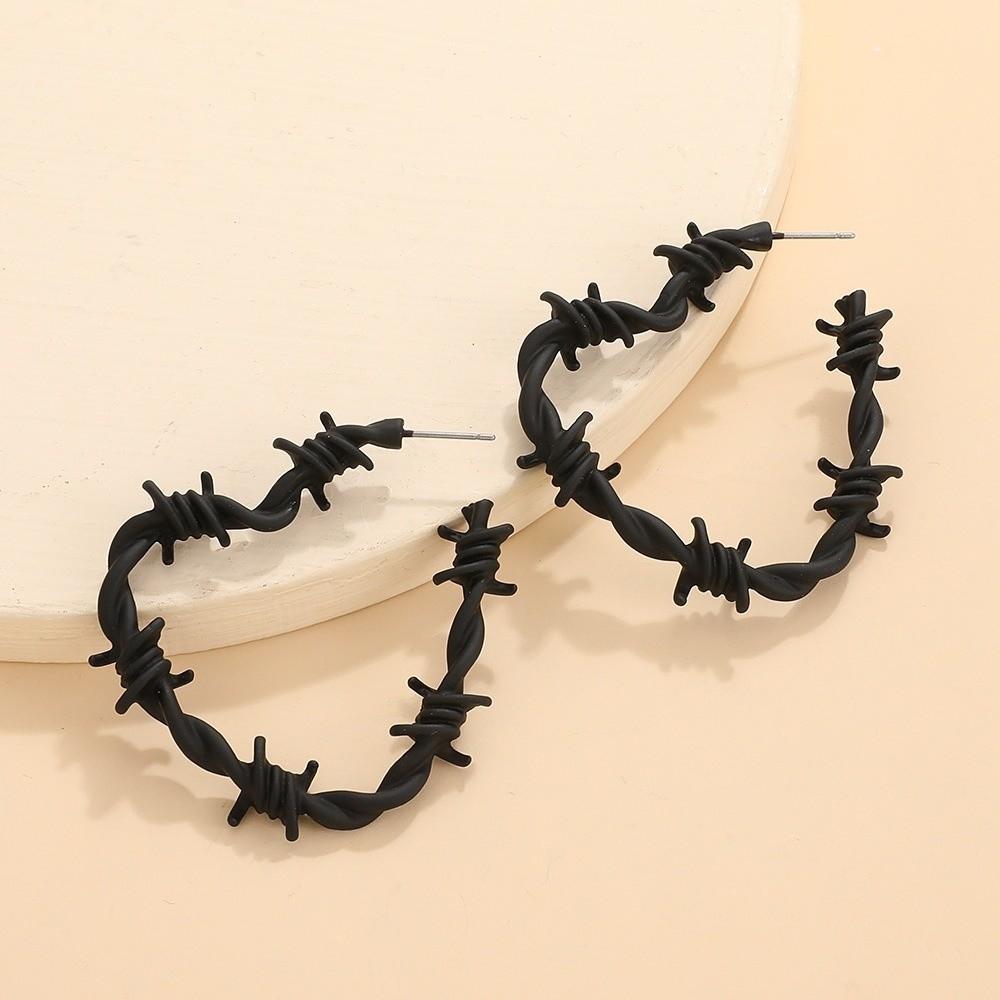 Retro Hoop Earrings Punk Drop Earrings New Earrings  Jewelry Gift