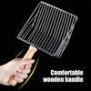 Cat Litter Scoop Metal Wire Cat Poop Scooper Cat Litter Sifting Shovel with Solid Wood Handle for Litter Box Cat Waste Cleaning