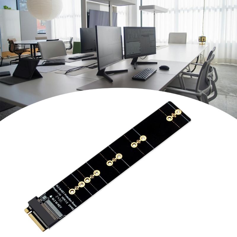 M.2 NVMe Solid Disk Adapter Card, Support 2230 To 22110 Full Size Disks PCIE 4.0 Fast Speed Expansion Easy Installation