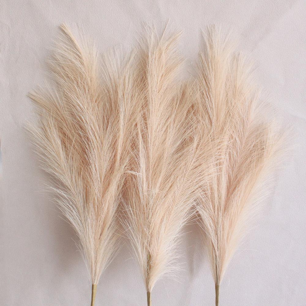 5pcs Extra Large Pampas Grass Stem 120cm Artificial Silk Flower Fluffy Faux Reed Boho Home Wedding Decoration