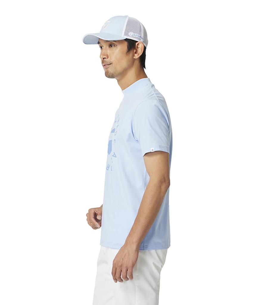 TaylorMade Circle Logo S/S Mock Black, White, Size L, Men's, 2025SS UN650