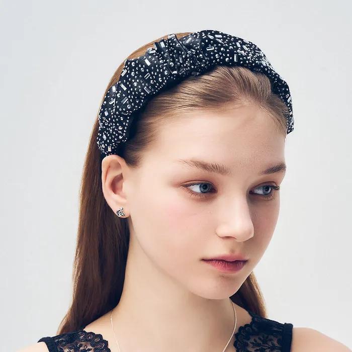 Atelier Crystal Shirring Hairband