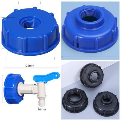 1 szt. Trwały adapter do zbiornika IBC S60X6 Nakrętka z gwintem zgrubnym 60 mm gwint wewnętrzny do 1/2", 3/4", 1" złącze adaptera