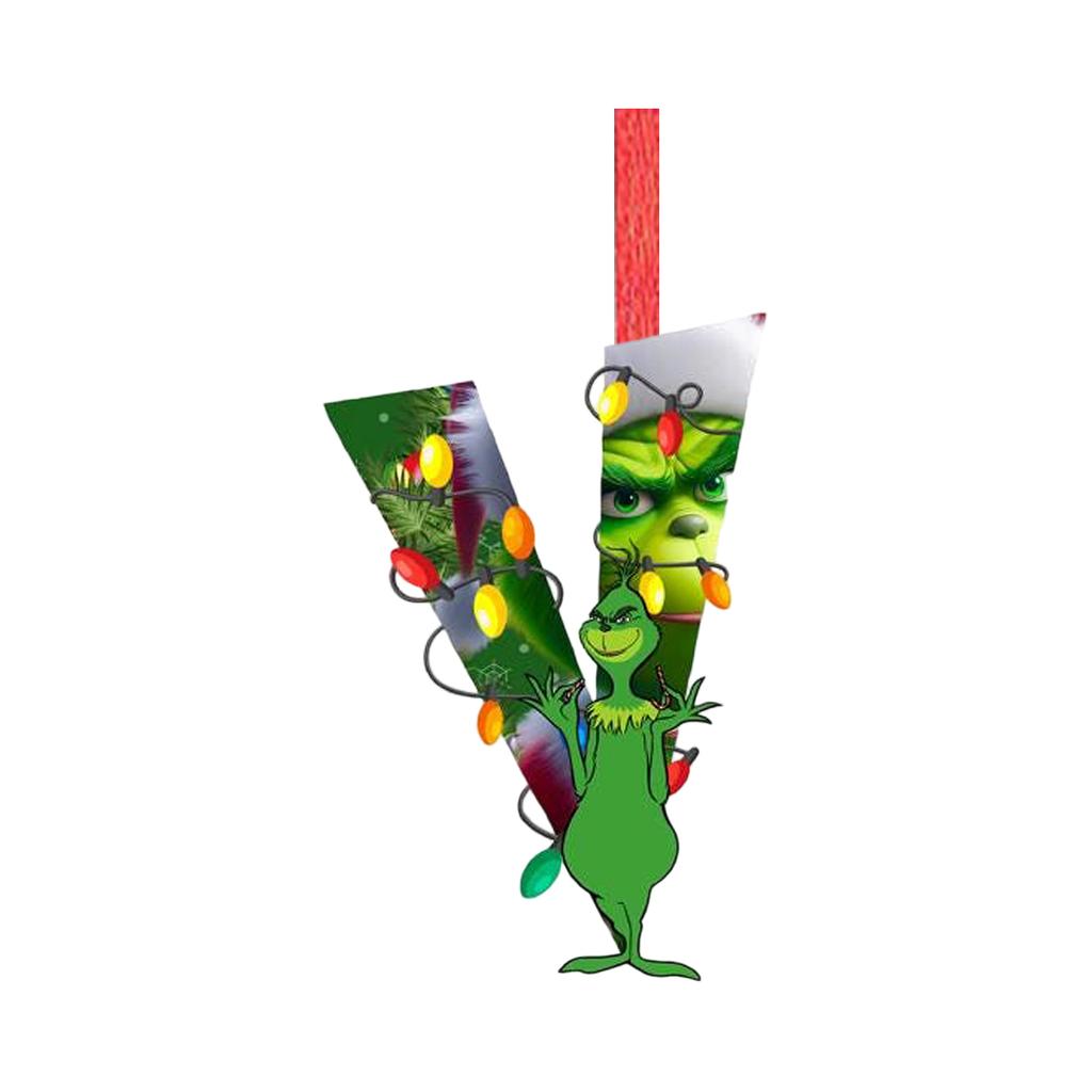 2D Christmas Decoration Pendant Christmas Tree Tag Theme Party Crafts Ornament