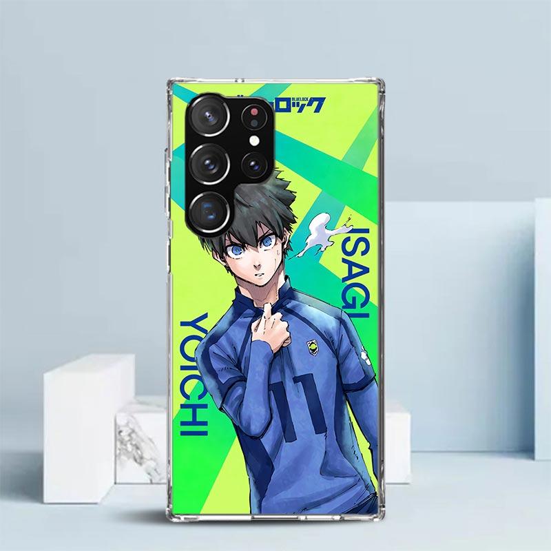 Hot Anime Blue Lock Soft Cover for Samsung Galaxy S25 Edge S26 S24 S23 Ultra Phone Case S22 S21 Plus S20 FE Print Pattern Shell