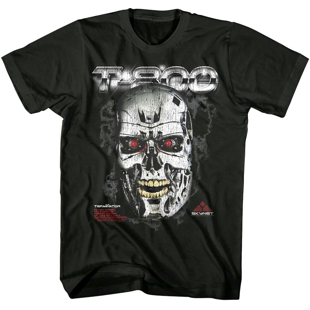 Terminator T 800 Endo Skull Men T Shirt S