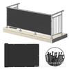 Custom-Made Rainproof and Leaf-Proof Outdoor Shade Sail Canopy - Oxford Sunshade Cloth, Adjustable Size