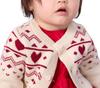 Petit Bateau Cardigan Milky Size 36 95cm A0EBI, White/Red, Months,