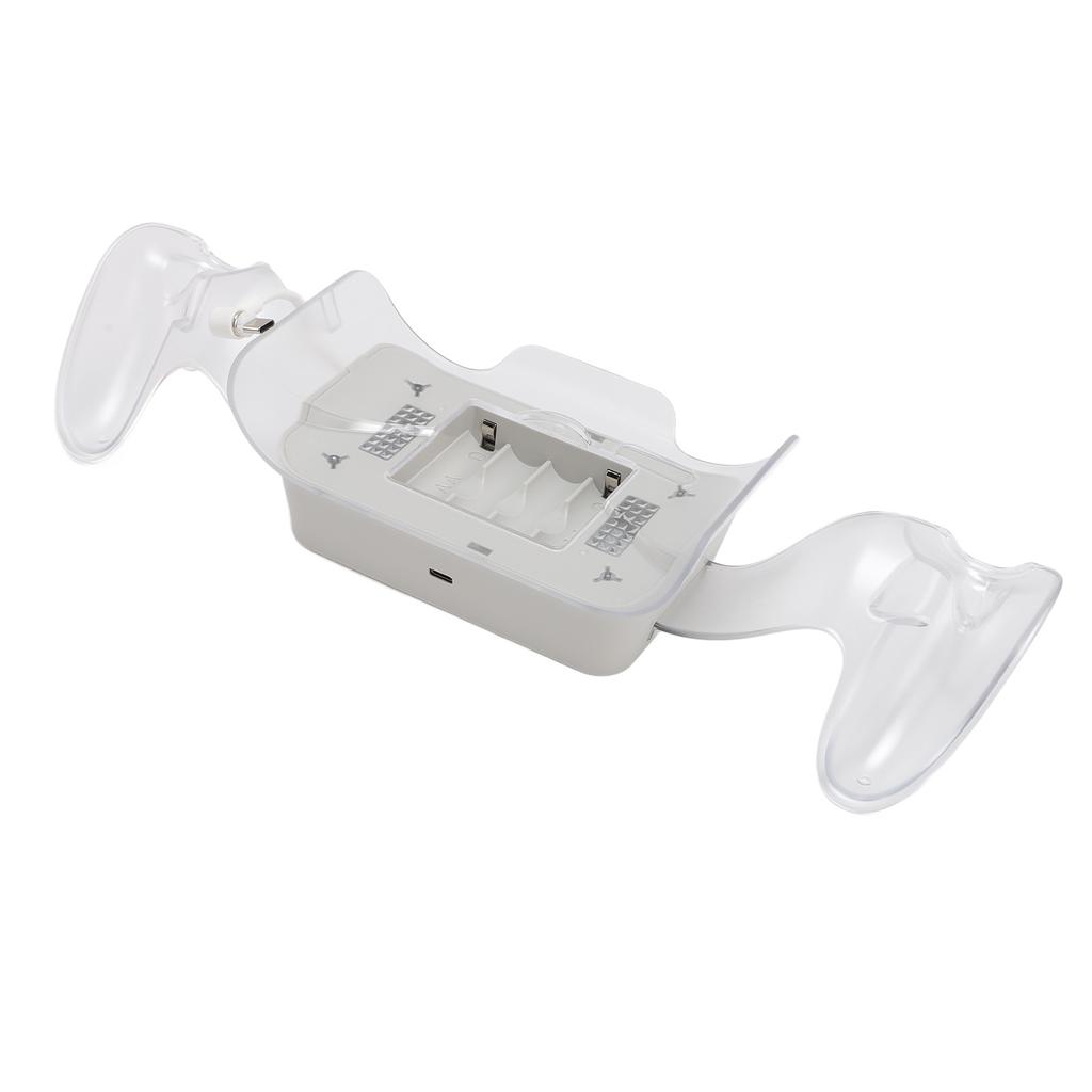 Charging Dock for 3S Magnetic Charging Station for VR Headset Controllers with 2 Rechargeable 2000mA